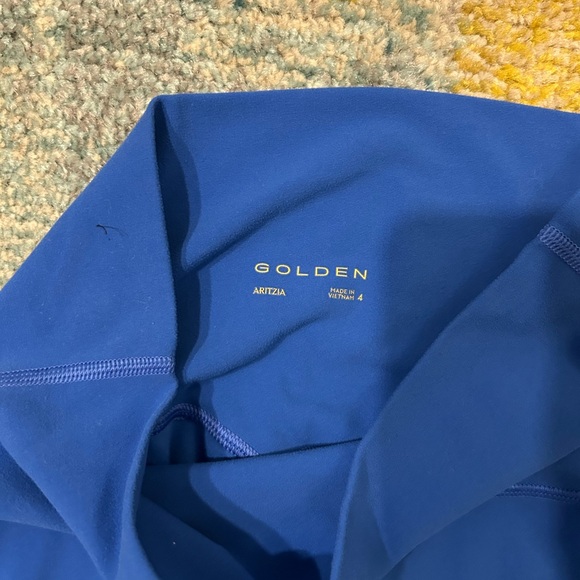 Aritzia TNA Golden Butter Jazz Blue Leggings - Picture 5 of 6